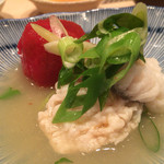 鮨 とかみ - 2015/8_鱧とトマト