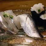 鮨大前 - 光り物握り寿司