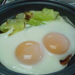 伊豆網代温泉　松風苑 - 2015.8朝食　ベーコンエッグ