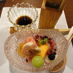 ランプの宿 - 夕食後のデザート