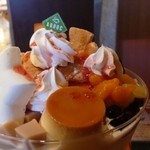 ADHOC - プリン、寒天、フルーツ、クリーム、☆印のアイスクリーム・・・