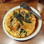 天天厨房 - 蚵仔煎（牡蠣と旬野菜のオムレツ）1,000円+税