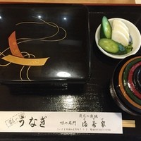 満寿家 - うな重到着