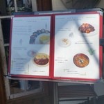 インドラ - 外に置いてあったランチメニューボード