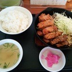 肉食堂 最後にカツ。 - 『伝説のトンテキ』(1080円)～♪(^o^)丿