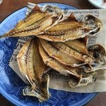 マメアジ干物素揚げ