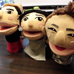 尾道さくら茶屋 - 左から　コリンダ・こうりちゃん、コキッシー