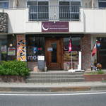 ムーン インド ネパール レストラン - 道路より撮影(^_-)