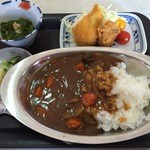 網元番屋 - イガイカレー（他二点もり、汁付）1000円