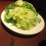 金の鶏 京都駅本店 - しゃぶしゃぶ野菜（レタス）