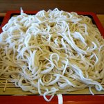 そば処 大和 - せいろの麺のアップ