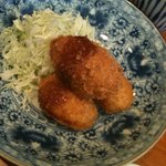 定食サトウ - この日のメイン。あじコロッケ