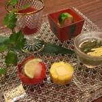 Ebisuya Hanare - 季節を彩る五種の前菜（会席ｺｰｽ）