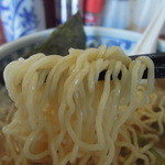 朝ラーメンの麺
