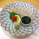 和処まるまさ　海鮮・旬彩料理 - 平目のお造り