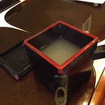 なかばし - 蕎麦湯。先に出されます。