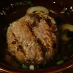 GRILL THE VOND - 松茸のお吸い物に、オックステールの焼きお握り