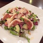 クアドリフォーリオ - ２０１５・７　仏産鴨と水茄子いちじくのインサラータ