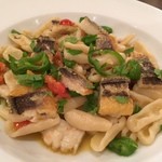 クアドリフォーリオ - ２０１５・７　鱧と万願寺のカヴァテッリ