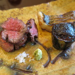 米倉 - 15.6月 短角牛炭火焼き、鰆西京焼き