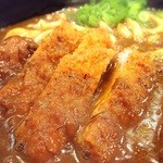 四國うどん 寝屋川店 - かつカレーうどん。