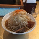 縄麺 男山 - 男山らーめん並730円ニンニク