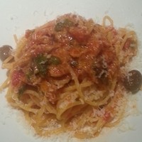 オッジ ダルマット 西麻布店 - 鰹のトマトパスタ
