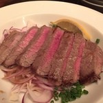 カギロイ - 横須賀ビーフのタタキ風ステーキ　2015.08再訪