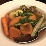 カギロイ - 夏野菜の揚げ出し　2015.08再訪