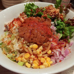 アジトイズム - 【イレギュラー】冷やし味噌まぜそば（800円）