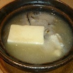 祇園迦陵 - 牡蠣とお豆腐が入ってます