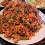 小林美食 - もう　サービス良すぎの超大盛り　四川炒飯