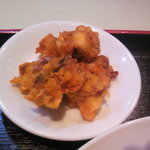 小林美食 - ランチ　サービス品　イカのフライ