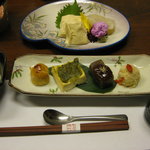 Yubanosatoshizukaan - ゆば、豆腐、こんにゃくの田楽、うの花