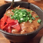 マル超ホルモン - 茶碗カレー