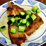 Bistroフルフル - カスベのムニエル きゅうり添え（２０１５年８月）