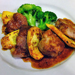 Bistroフルフル - 豚ヒレとズッキーニの重ね焼き（２０１５年８月）