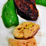 Bistroフルフル - フォアグラのテリーヌ＆ソテー（取り分けました）（２０１５年８月）