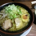 ラーメン・つけ麺笑福 - カレーラーメン+ライス