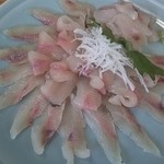 つり堀亭 にしむら - イワナの刺身　三人前