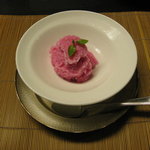 藤井荘 - 赤じそのソルベ