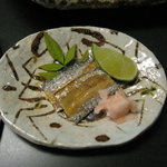 藤井荘 - 朝食（太刀魚の焼き物）