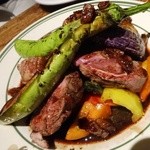 バロワーテラス - 子羊ランプ肉のグリル