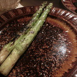 焼き　アスパラガス　１本３５０円