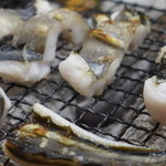 牧野 - 穴子、焼けました！