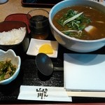 Udon Yamakawa - カレーうどん定食￥756円