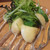 円山　銀座園 - 料理写真:ももとグリーンサラダ。
          レモンの自家製ドレッシングが最高に美味しかった！