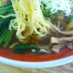 のんきや - 正油ラーメンの麺