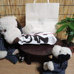 たねや - ちびつぬぅ、おうちに遊びに来たお友だちから
      こんなお土産を頂いたよ。
      創業143年の老舗和菓子店『たねや』の近江大福。
      
      ちびつぬ「見せて見せて～♪」