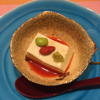 和料理 蓮花寺 さいとう - 2015.8.11 コース1/8 枝豆の豆腐